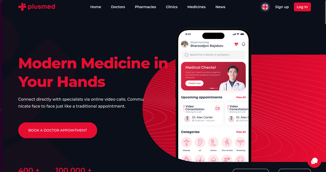 PlusMed – Telemedicine Platform